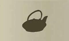 やかんのシルエット