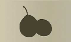 Pears silhouette