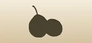 Pears silhouette