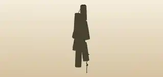 Firecrackers silhouette
