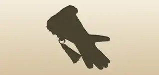 Falconry Glove silhouette