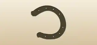 Horseshoe silhouette