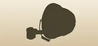 Wooden Bucket silhouette