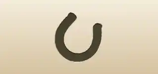 Horseshoe silhouette