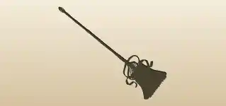 Broom silhouette