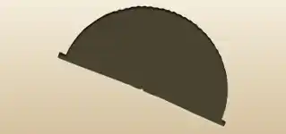 Hand Fan silhouette