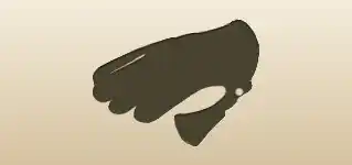 Falconry Glove silhouette