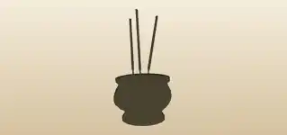 Incense Holder silhouette