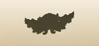 Chrysanthemum silhouette