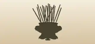 Incense Holder silhouette