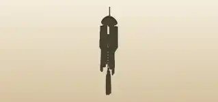 Wind Chimes silhouette