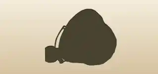 Wooden Bucket silhouette