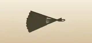 Hand Fan silhouette