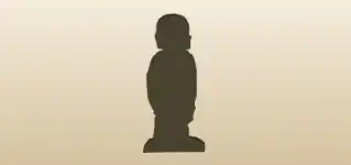 Monk silhouette