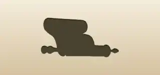Scroll silhouette