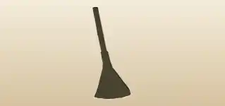Broom silhouette