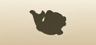 Fish silhouette