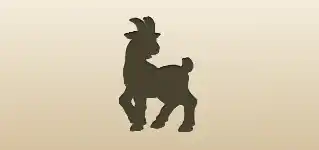 Goat silhouette