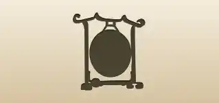 Gong silhouette