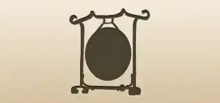 Gong silhouette
