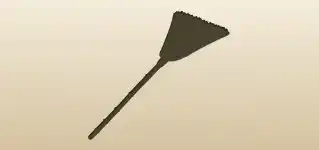 Broom silhouette