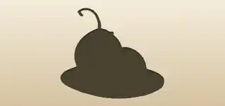 Pears silhouette