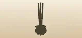 Incense Holder silhouette