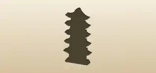 Pagoda silhouette