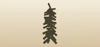 Firecrackers silhouette