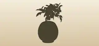 Kumquats silhouette