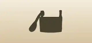 Wooden Bucket silhouette