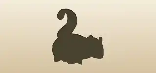 Flying Squirrel silhouette