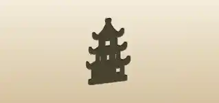 Pagoda silhouette