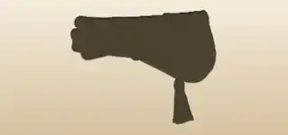 Falconry Glove silhouette