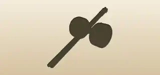 Diabolo Toy silhouette