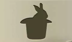 Rabbit silhouette