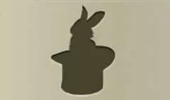 Rabbit silhouette