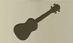 Ukulele silhouette