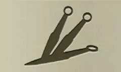 Throwing Knives silhouette