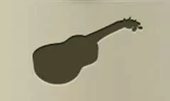 Ukulele silhouette