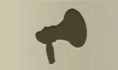 Megaphone silhouette