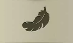 Feather silhouette