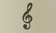 Treble Clef silhouette