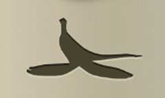 Banana Peel silhouette
