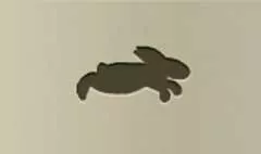 Rabbit silhouette