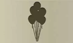 Balloons silhouette