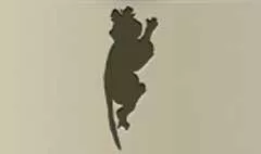 Monkey silhouette