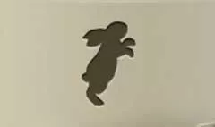 Rabbit silhouette
