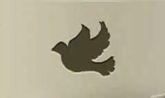 Pigeon silhouette