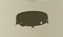 Tambourine silhouette